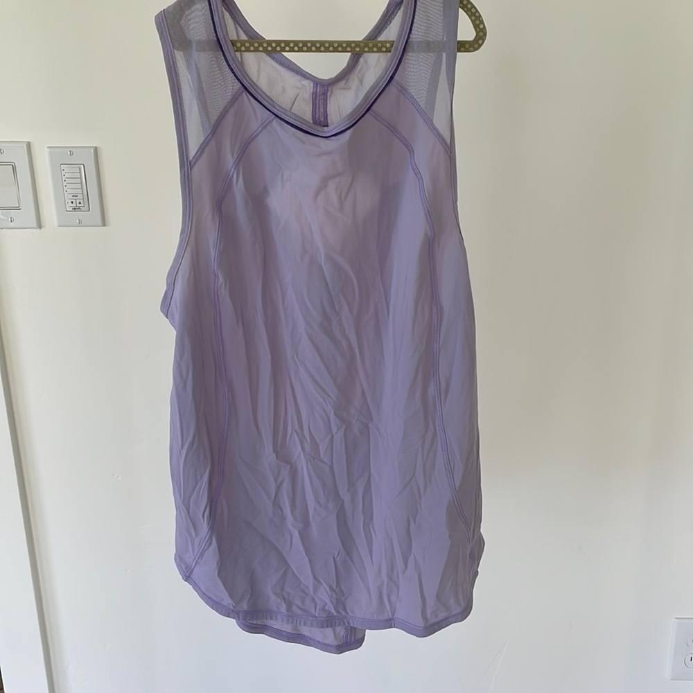 Purple lululemon tank top size M